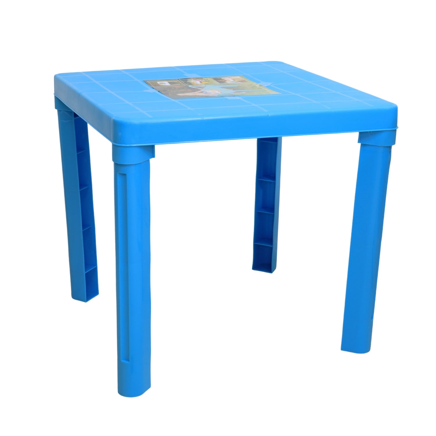 Blue Durable Plastic Kids Indoor & Outdoor Table