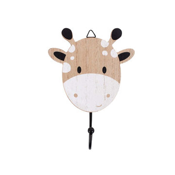 Giraffe Design Decorative Wooden Wall Hook