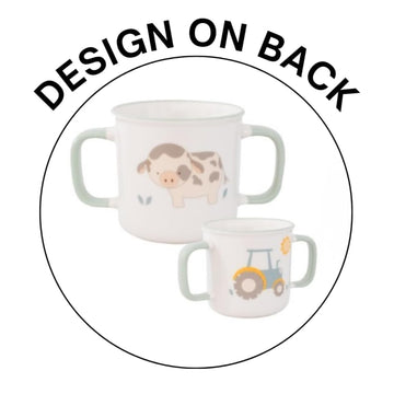 190ml Pig Design Green Double Handled Sippy Cup