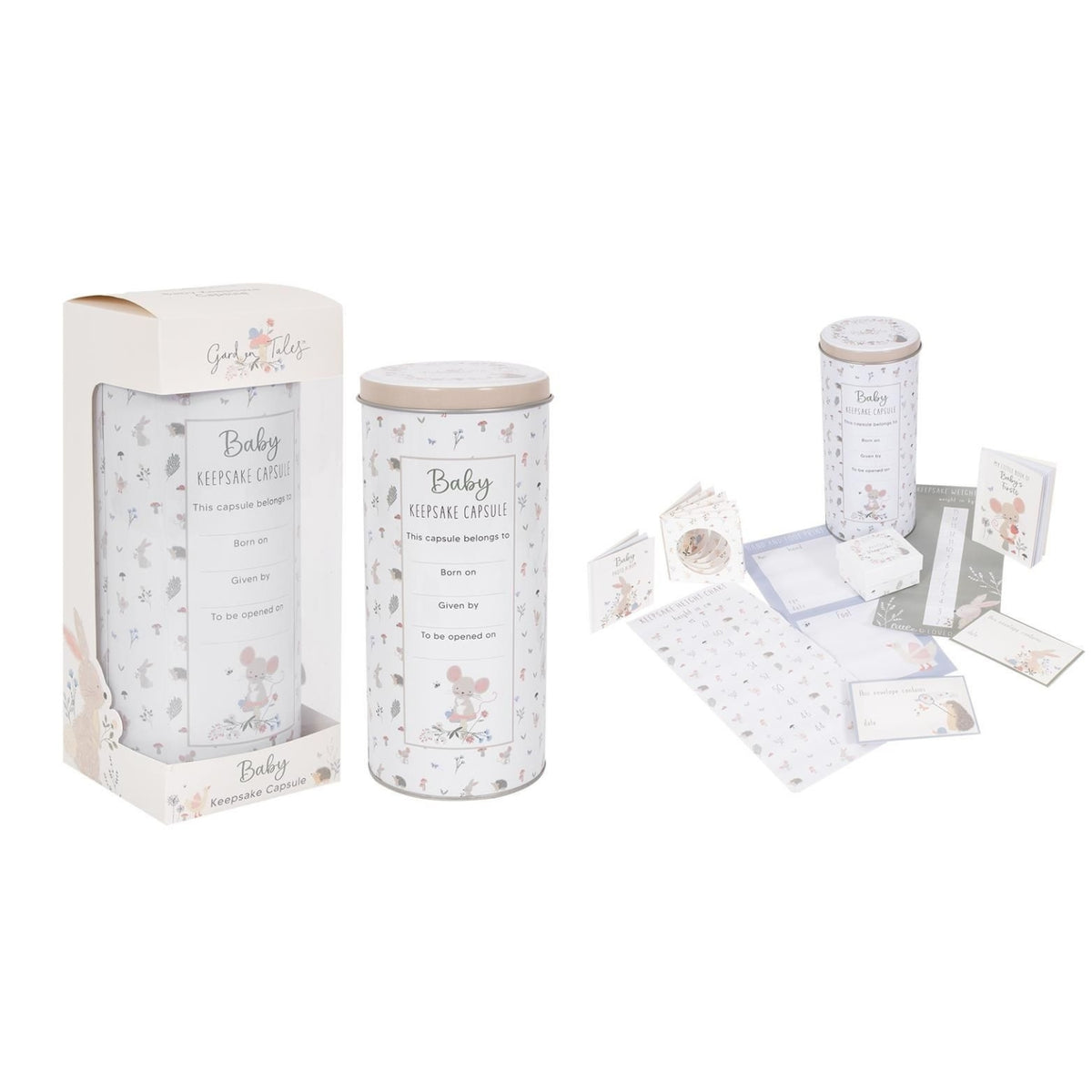Hugs & Kisses Garden Tales Memory Keepsake Capsule