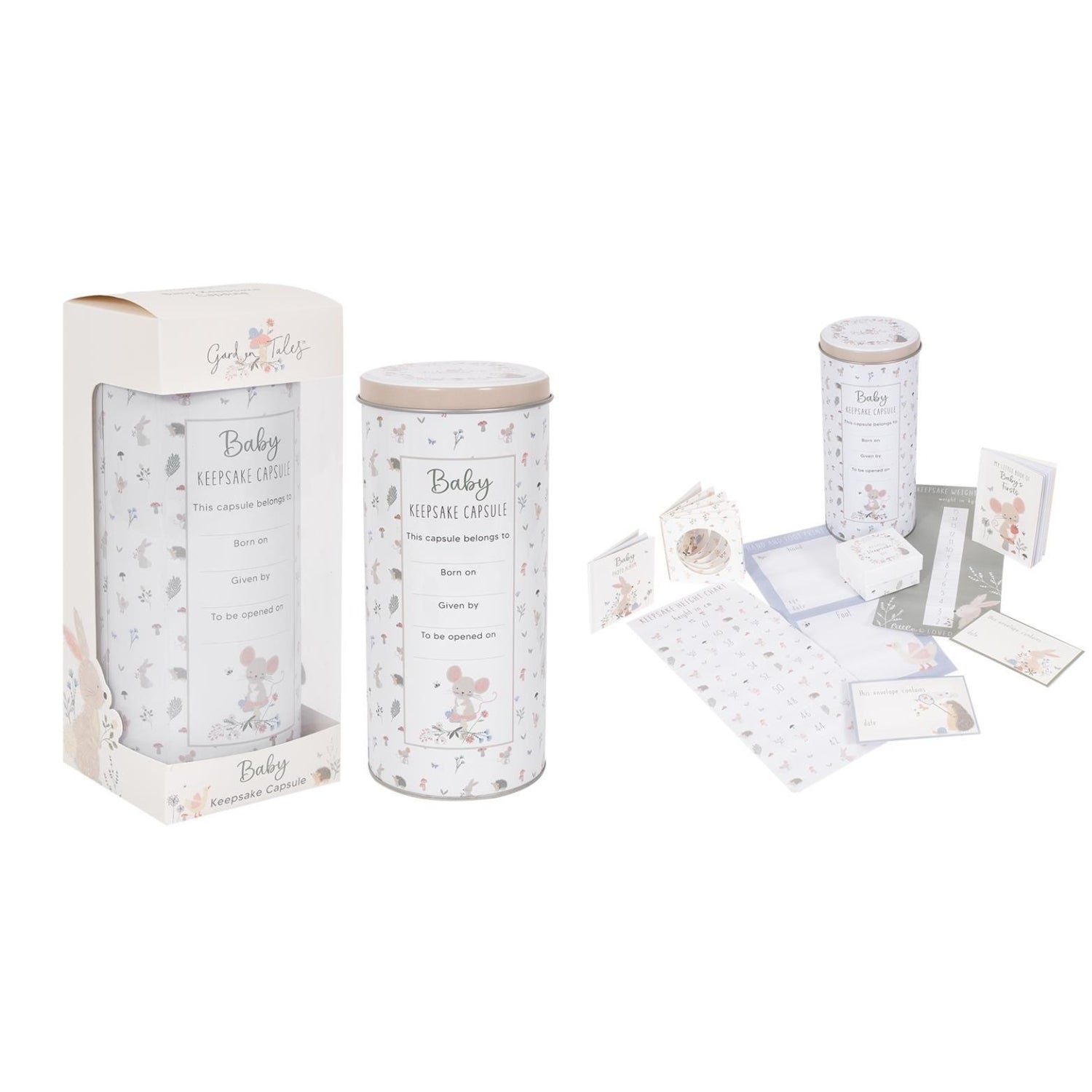 Hugs & Kisses Garden Tales Memory Keepsake Capsule