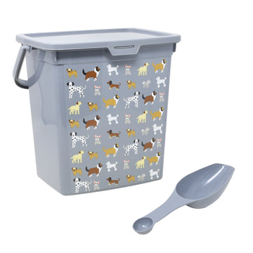 Large Plastic 6L Pet Food Storage With Spoon