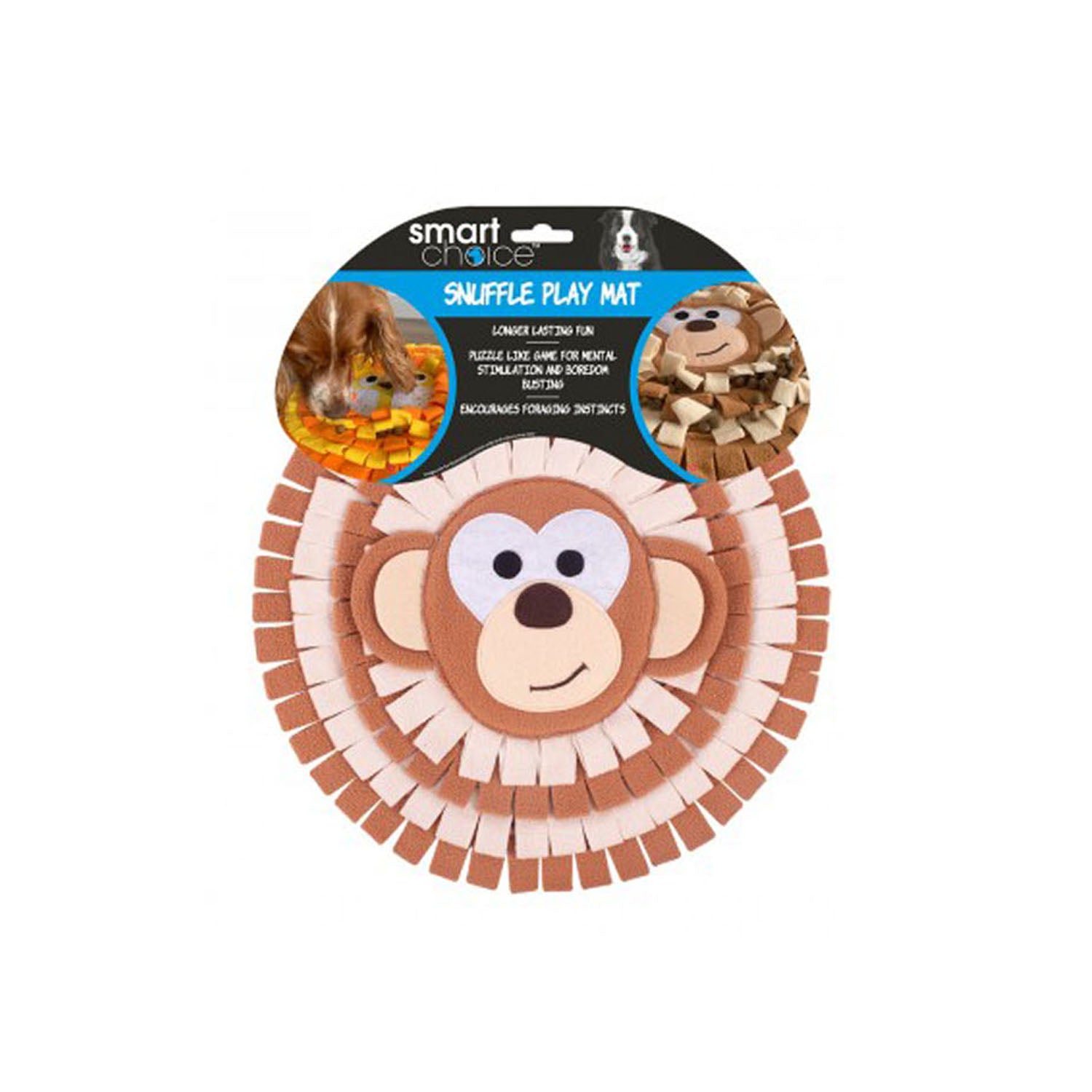 Pet Toy Snuffle Blanket Monkey Design