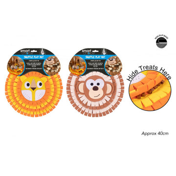 Pet Toy Snuffle Blanket Lion Design