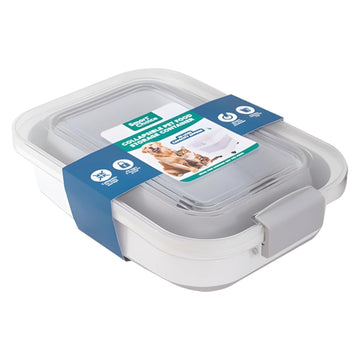 20L Grey White Collapsible Food Storage Container