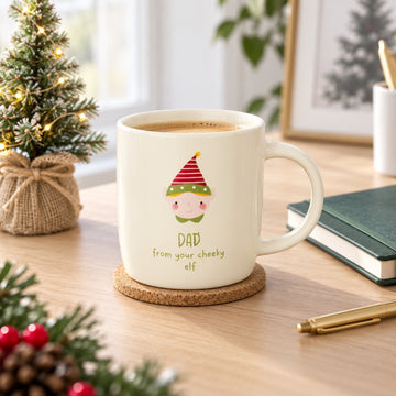 From Your Cheeky Elf New China Christmas Dad Mug