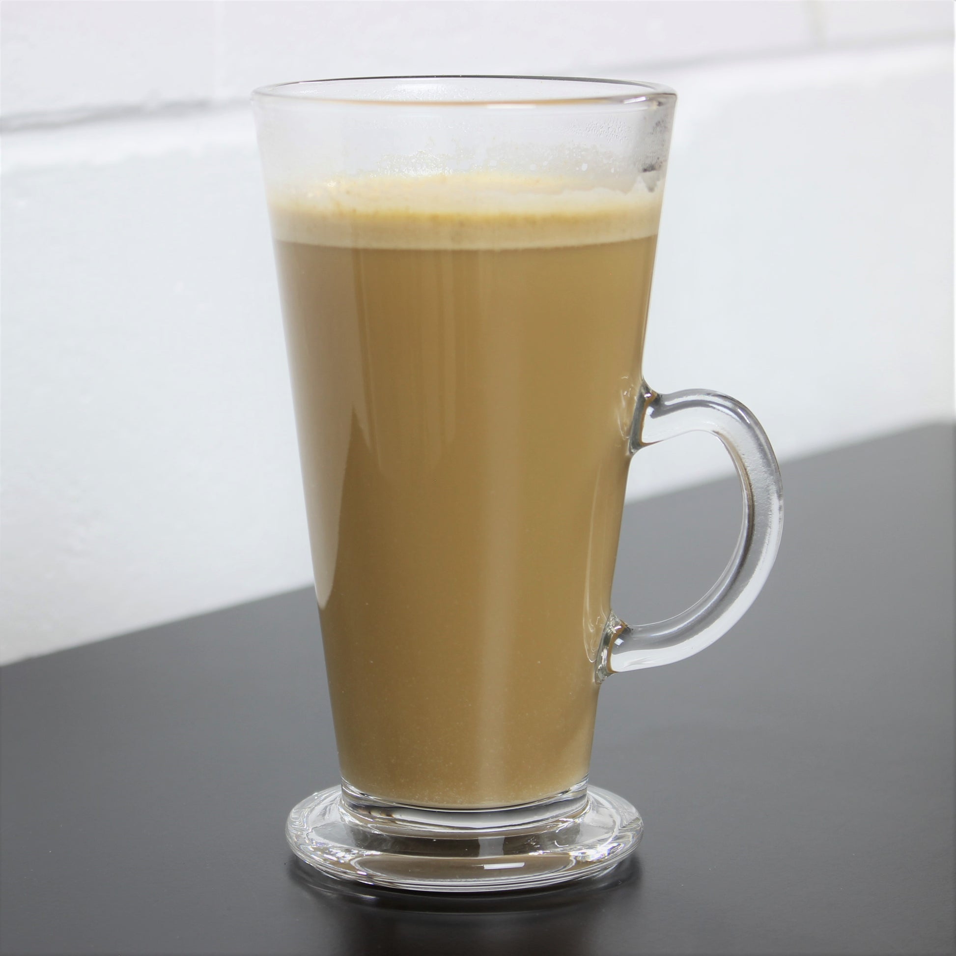 250ml Tall Clear Mug  With Handle