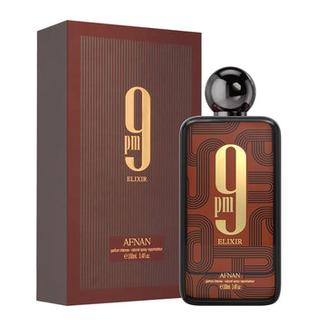 100ml Afnan 9 PM Elixir Extrait de Parfum Unisex Perfume Spray