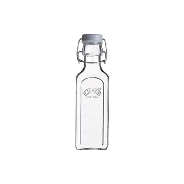3Pcs Kilner 300ml Clip Top Glass Storage Bottles