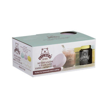 6Pcs Kilner 110ml Kids Glass Storage Jars