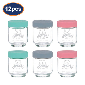 Set of 12 Glass 190ml Kilner Kids Jar