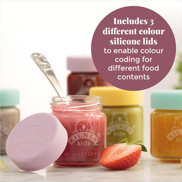 Set of 12 Glass 190ml Kilner Kids Jar