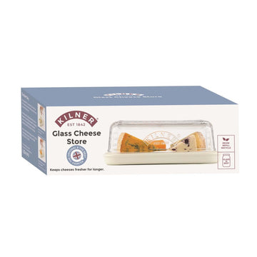 Kilner Ceramic Cheese Dish With Clear Glass Lid