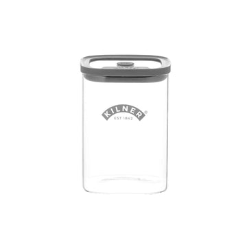 2Pcs Kilner Fresh 1L Glass Storage Jar