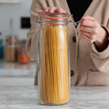 2.1L Kilner Airtight Clip Top Round Glass Jar