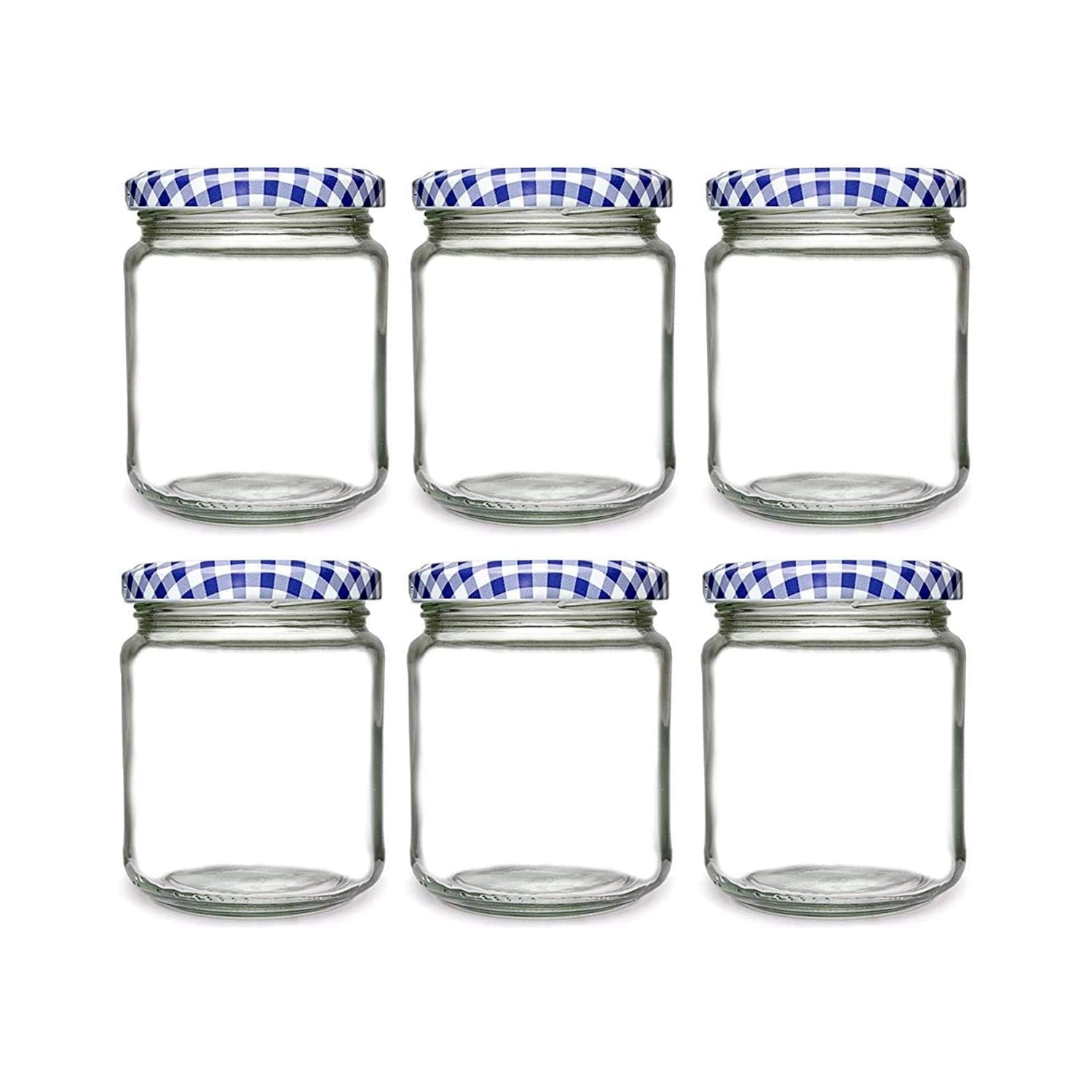 6pcs Round 228ml Kilner Glass Storage Jar