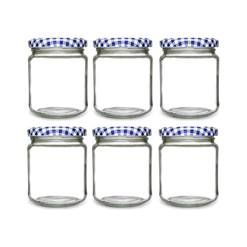 6pcs Round 228ml Kilner Glass Storage Jar