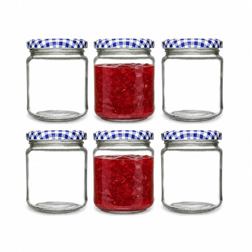 6pcs Round 228ml Kilner Glass Storage Jar