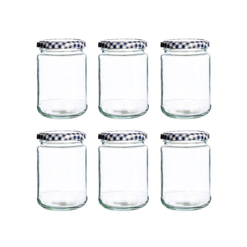 6pcs Round 350ml Kilner Glass Storage Jar