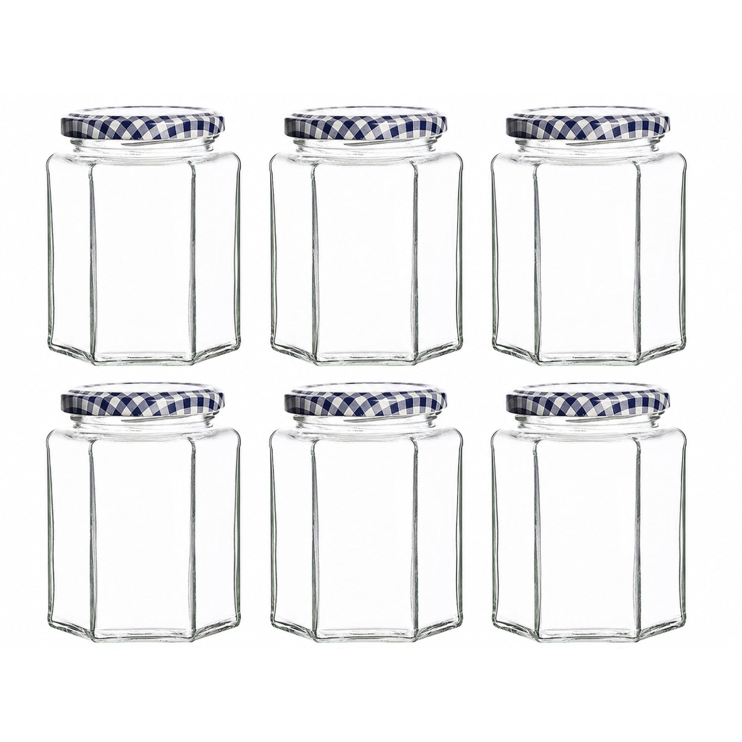 6pcs Round 280ml Kilner Glass Storage Jar