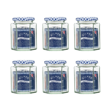6pcs Round 280ml Kilner Glass Storage Jar
