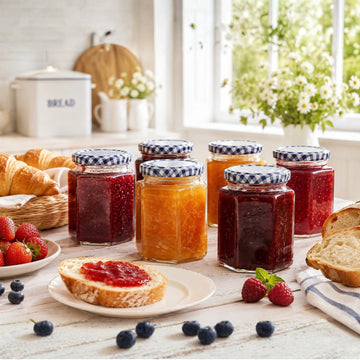 6pcs Round 500ml Kilner Glass Storage Jar