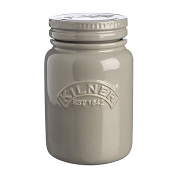0.6 Litre Ceramic Push Top Morning Mist Jar