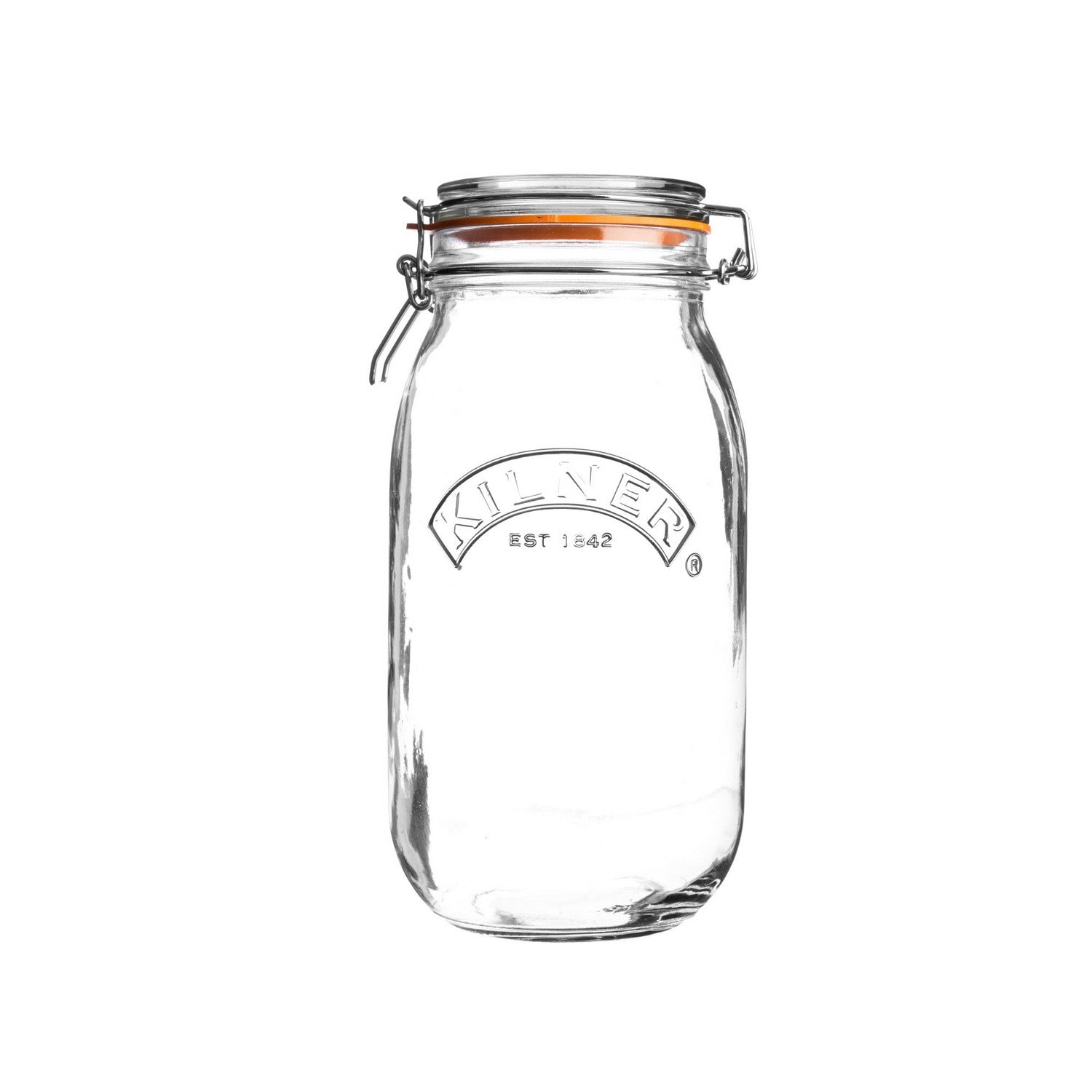 Kilner 2L Vintage Round Clip Top Glass Storage Jar