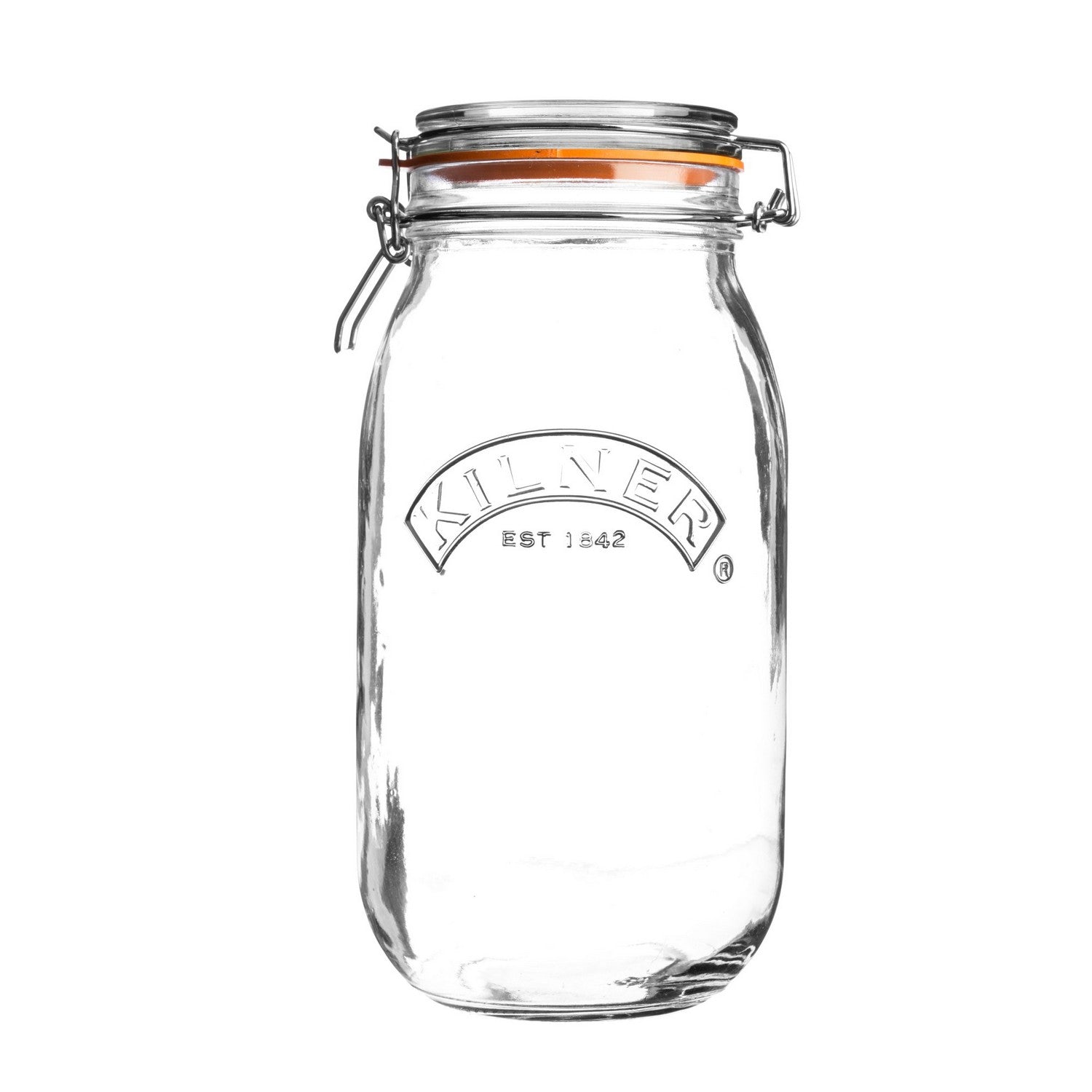 Kilner 3L Vintage Round Clip Top Glass Storage Jar