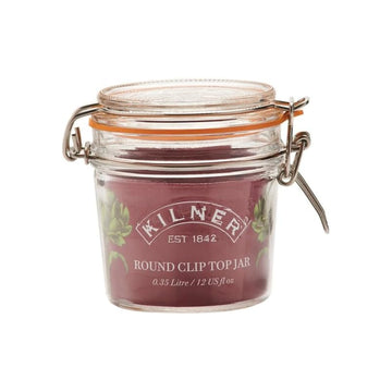 Kilner Clip Top Round 350ml Airtight Glass Storage Jar