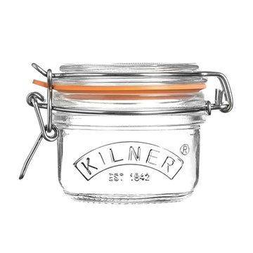 Kilner 125ml Mini Vintage Round Clip Top Glass Storage Jar