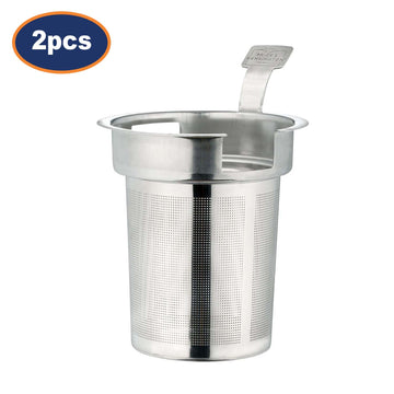 2Pcs 6 Cup Stainless Steel Teapot Filter