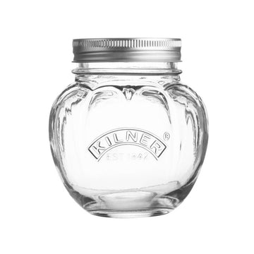 6Pcs Kilner 400ml Screw Top Tomato Shaped Glass Storage Jars
