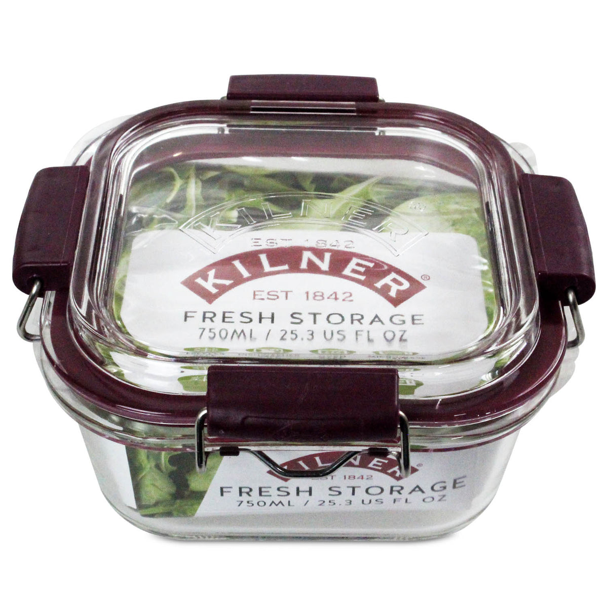 Kilner 750ml Clip Top Glass Stackable Food Storage