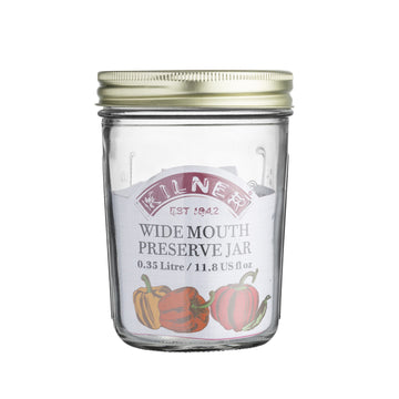 Kilner 350ml Wide Mouth Glass Storage Jar