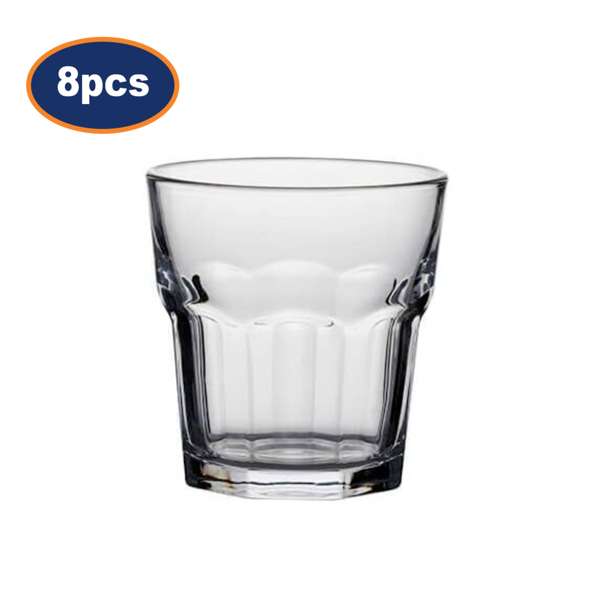8Pcs Clear 230ml Ravenhead Manhattan Gift Boxed Mixer Glass Set