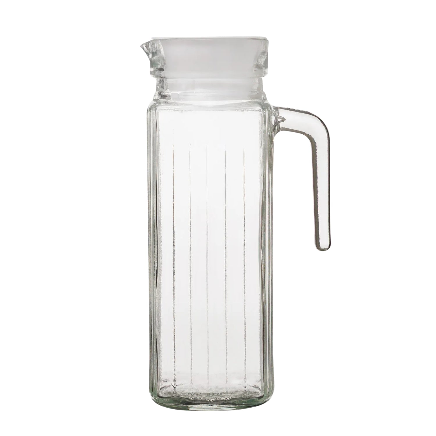 900ml Essentials Glass Fridge Jug with Plastic Lid
