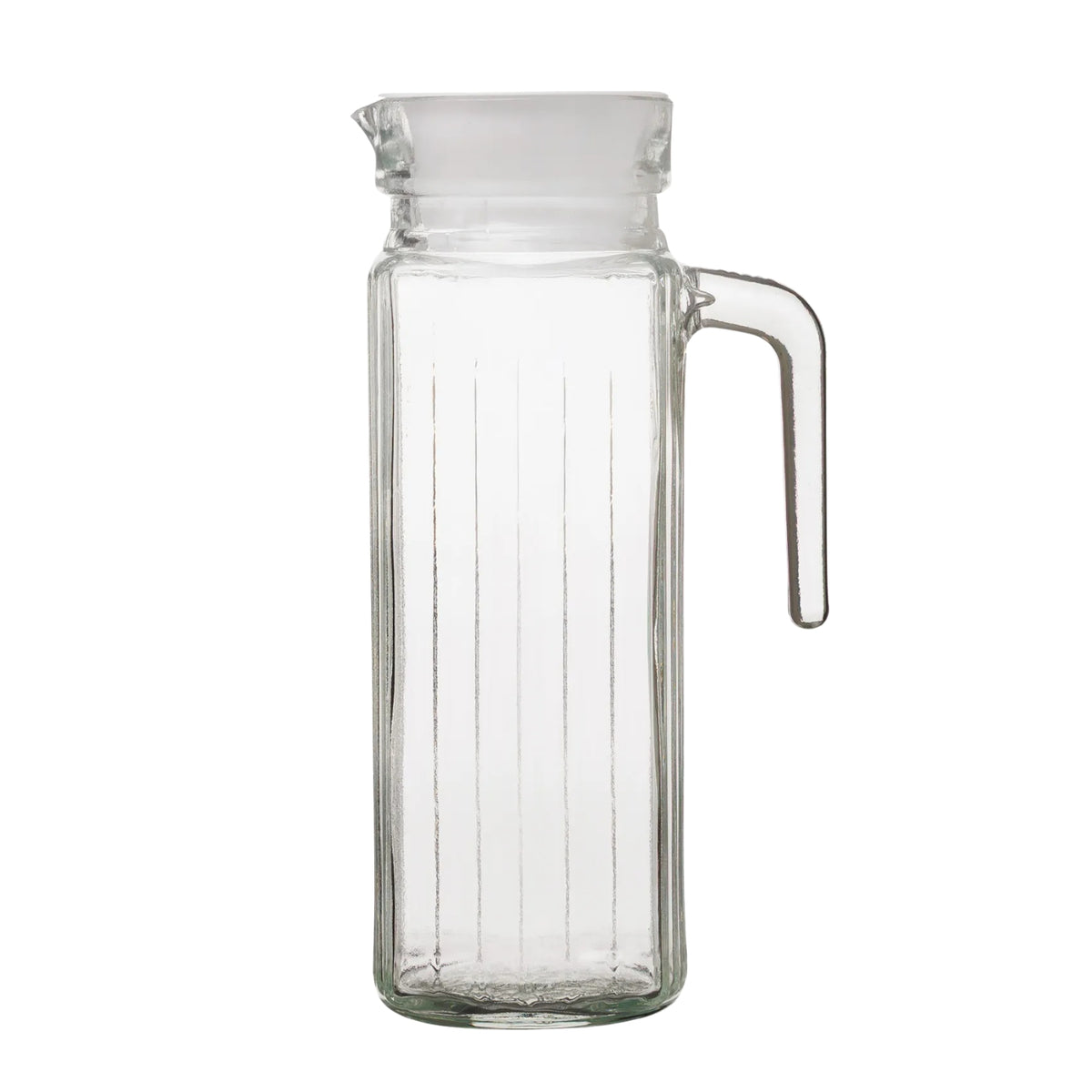 900ml Essentials Glass Fridge Jug with Plastic Lid