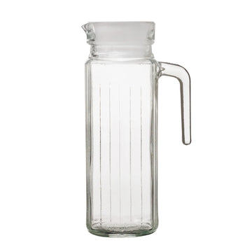 900ml Essentials Glass Fridge Jug with Plastic Lid