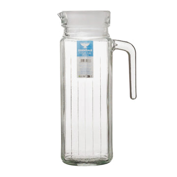 900ml Essentials Glass Fridge Jug with Plastic Lid