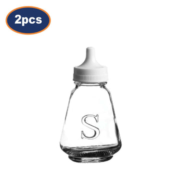 2Pcs Ravenhead Glass Salt Storage Dispenser