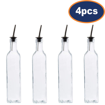 4Pcs 500ml Glass Oil Bottle