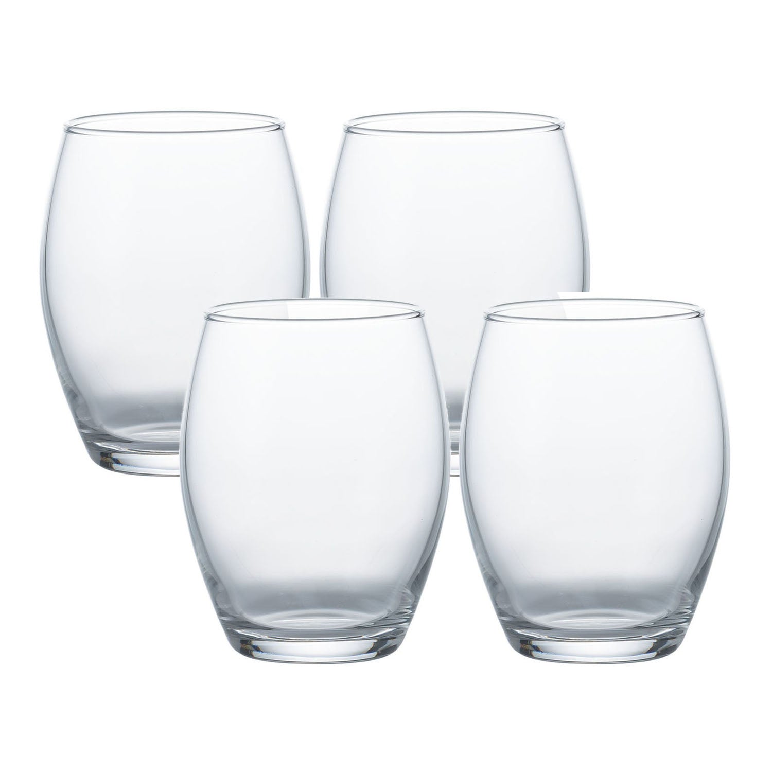 Sphere Set of 4 Mixer Glass 370ml