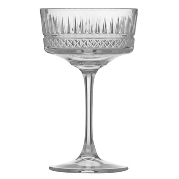 2pc 260ml Cocktail Saucers Glass Set