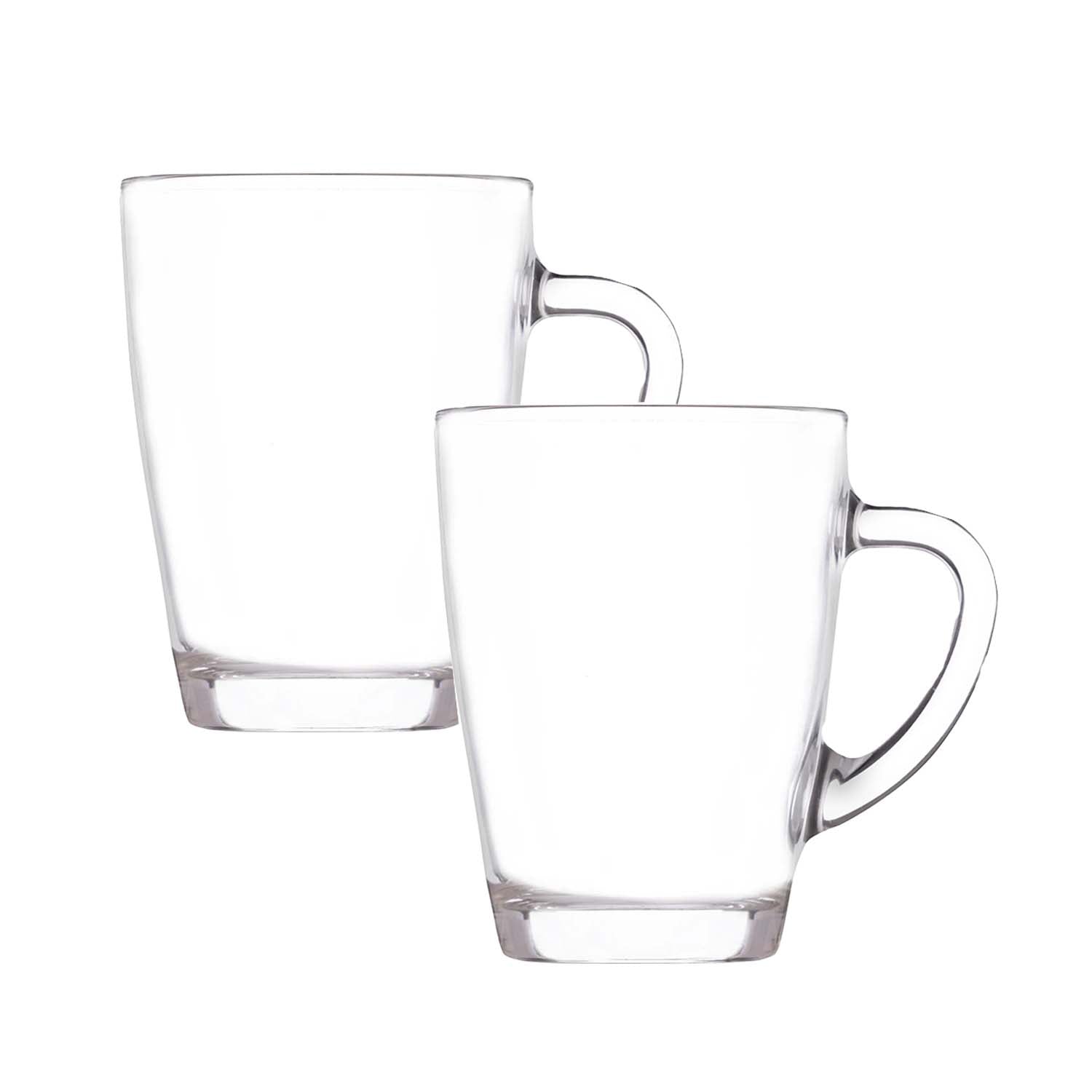 Ravenhead 2pc 280ml Clear Glass Coffee Mug Set