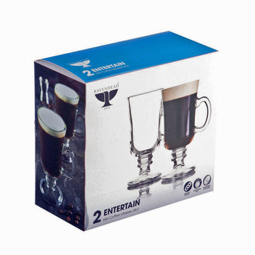Set of 4 230ml Ravenhead Entertain Irish Coffee Cups
