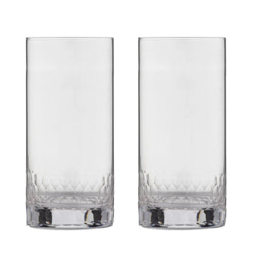 2Pcs 480ml Clear Highball Pisa Cocktail Glasses