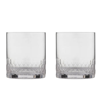 2Pcs 370ml Pisa Cocktail Mixer Glasses