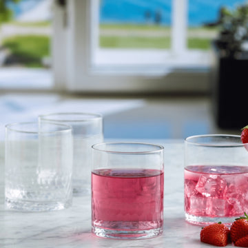 2Pcs 370ml Pisa Cocktail Mixer Glasses