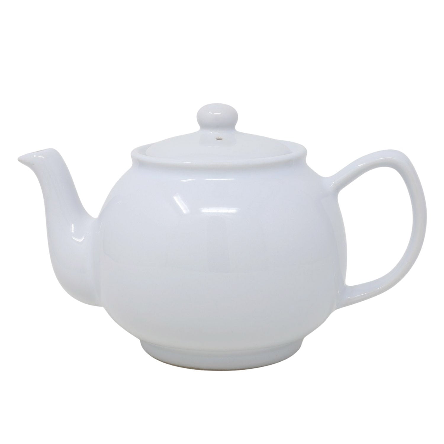 White Porcelain Green Tea Coffee 6 Cup Teapot